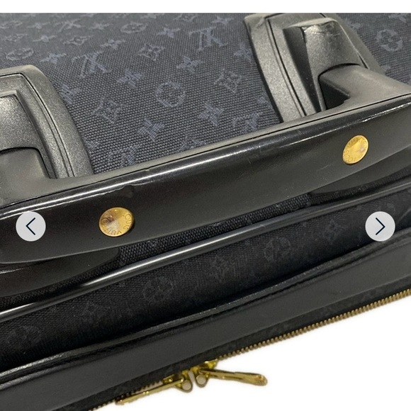 Authentic Louis Vuitton pegase 55 mini lin monogram carry on - Picture 11 of 12